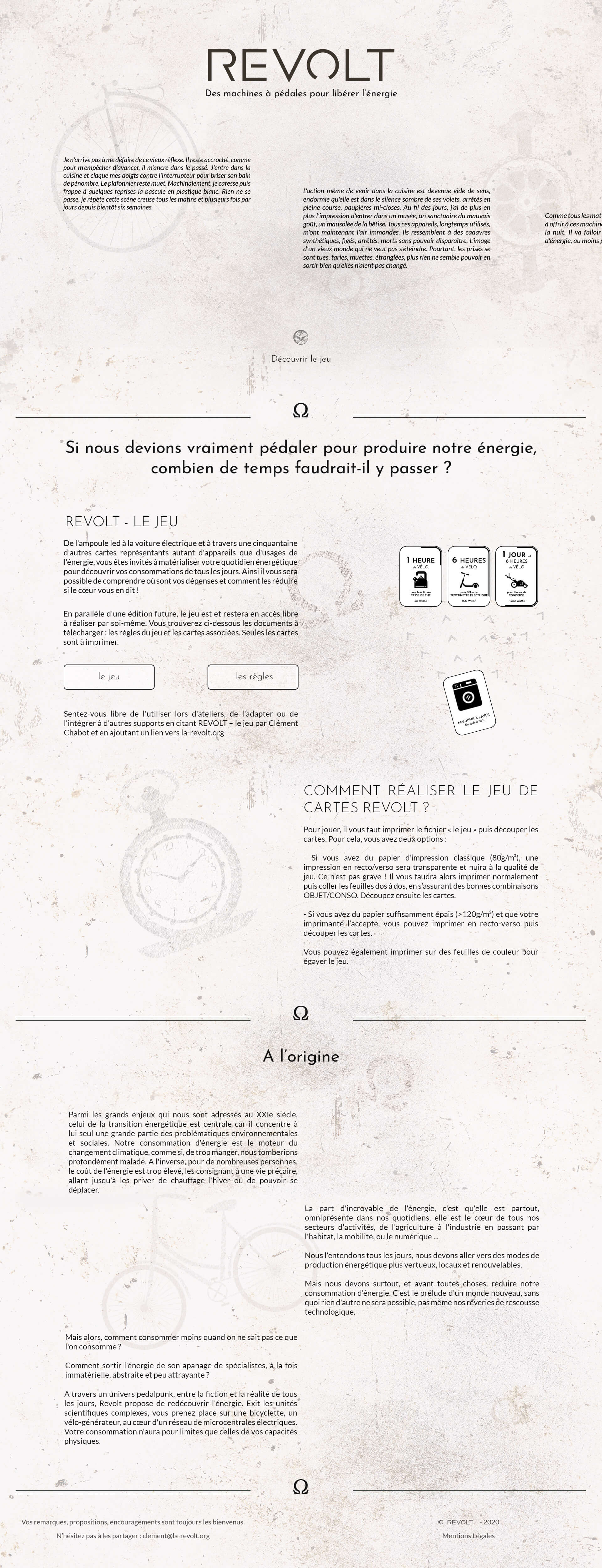 maquette de Revolt - le jeu